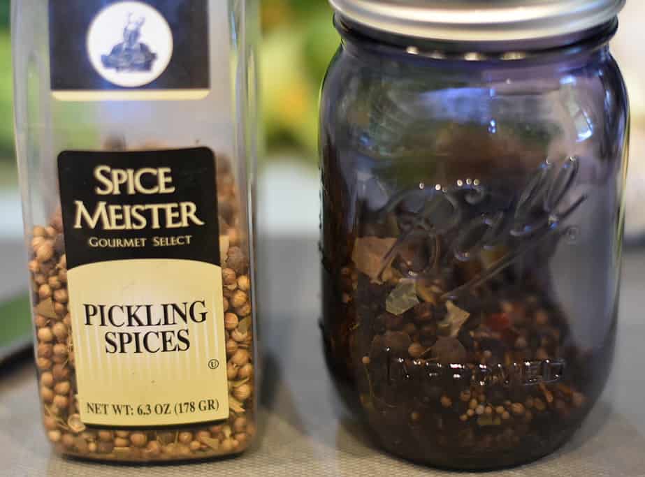 Store bought versus Homemade Pickling Spice.